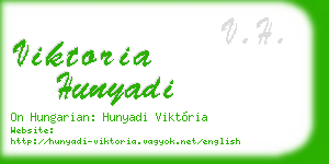 viktoria hunyadi business card